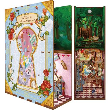 Tone-Cheer Book Nook Alice in Wonderland DIY Modelbouw Knutselen