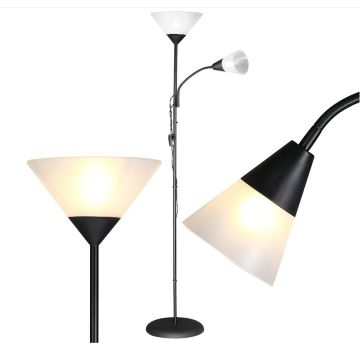 Staande lamp Alissa zwart