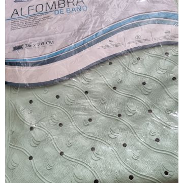 Gerimport Badmat Anti-slip 76 x 36 Cm Rubber Groen