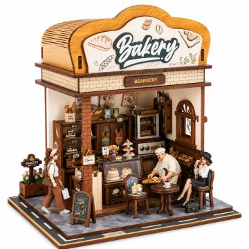 PlayfulMario Bakkerij - Bakery met verlichting 179 onderdelen Modelbouw