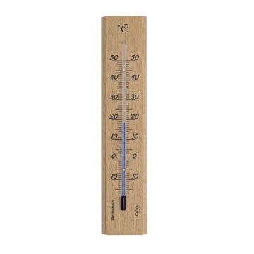 Bamboe Muurthermometer 19 cm voor Binnen en Buiten
