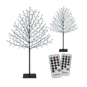 Kersenbloesemboom Set van 2 Koudwit 220cm 220 LEDs