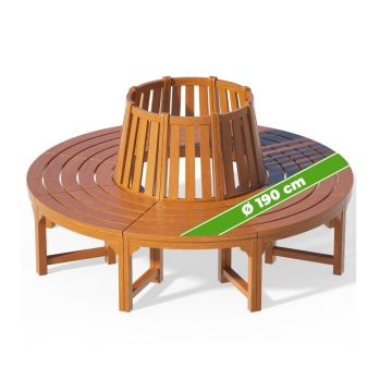 Boombank eucalyptushout FSC®-gecertificeerd Ø190cm