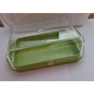 Botervloot kunststof met Kunststof Deksel - Groen