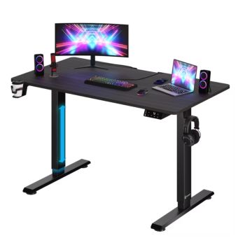 Zit Sta Bureau In hoogte verstelbaar Donkerbruin 110x60x73-118cm