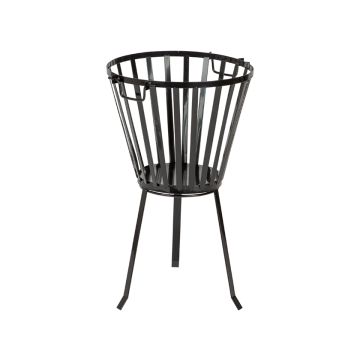 Stalen vuurkorf diameter 35cm met handvaten