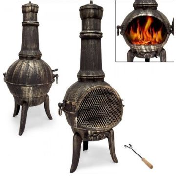 Terraskachel / open haard 'CHIMENEA' 