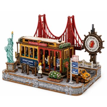 PlayfulMario Cable Car DangDang met verlichting 203 onderdelen Modelbouw