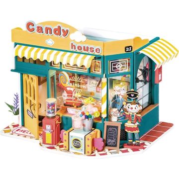 Robotime Rainbow Candy House DIY Miniatuur Knutselen