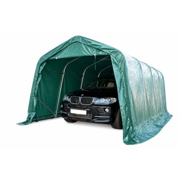 Carport PVC 3,3 x 9,6 x 2,6 meter in Groen