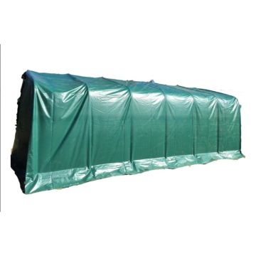 CARPORT 3,30 X 6,00M PVC GROEN