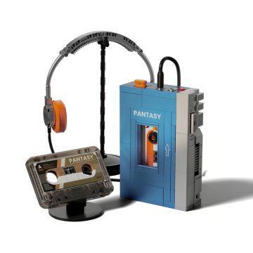 PANTASY Original Retro Draagbare Cassettespeler - 569 onderdelen