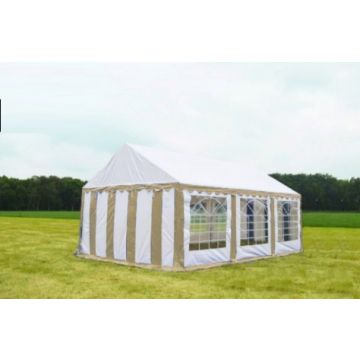Classic Plus Feesttent PVC 3x6x2 mtr in Wit-Beige