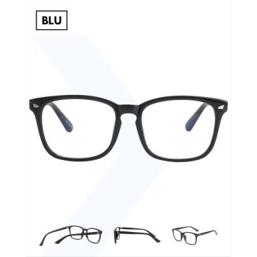 Computerbril - Blauw licht bril - Blue Light Glasses - Lichtgewicht Unisex Bril - Zwart