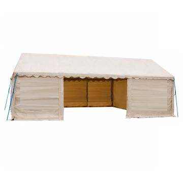 Opslagtent Classic PVC 4x8 meter Beige