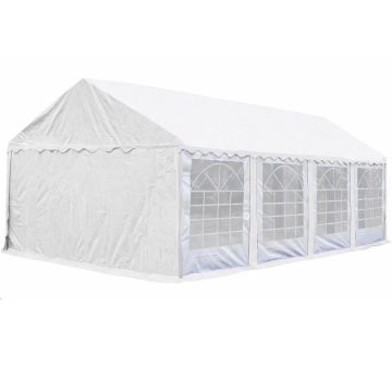 Classic Plus Feesttent PVC 3x8x2 mtr in Wit