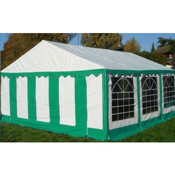 Classic Plus Partytent PVC 5x10x2 mtr in Wit-Groen