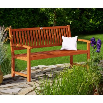 Tuinbank Maxima Eucalyptushout 152x55x90cm FSC-gecertificeerd 