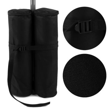 Verzwaringsvoet Partytent Set van 4 Zwart Stof 26x13x46cm
