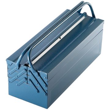 Gereedschapskist Blauw Staal 53x20x20cm