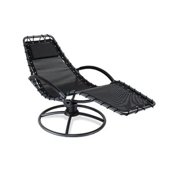 Relax Lounger Eve Antraciet met schommelfunctie