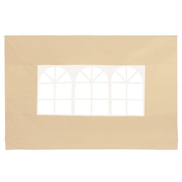 Zijwanden vouwtent set van 2 Beige 3x2m