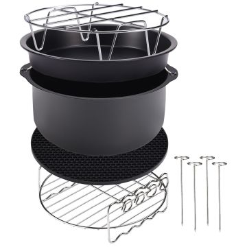 Heteluchtfriteuse Accessoireset 9-delig RVS