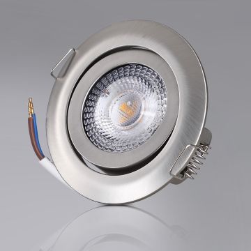LED Inbouwspots Krog 6 stuks Nikkel Dimbaar