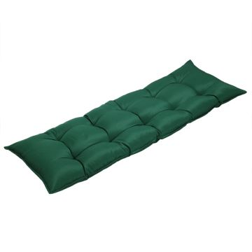 Tuinbankkussen Groen 145x45x8cm