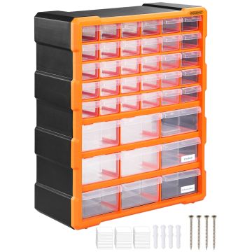Opbergsysteem met 39 Lades 47,5x38x16cm voor Gereedschap