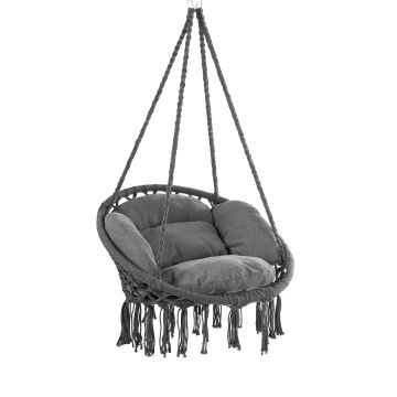 Hangstoel Antraciet 80x60x140cm
