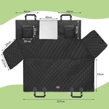 Autohoes Zwart 147x137cm Waterdicht
