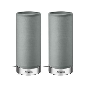 Tafellamp Poppy Set van 2 Grijs Dimbaar