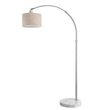 Booglamp Grijs linnen 150-175cm verstelbaar