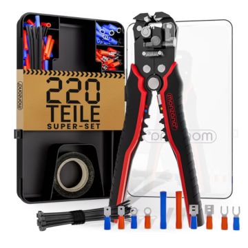 Draadstripper complete set met 220 stuks onderdelen