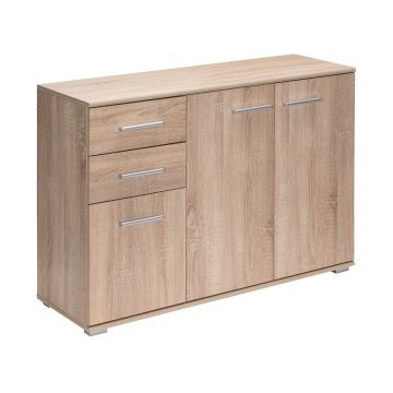 Dressoir Alba MDF-Eiken 107x75x35cm 