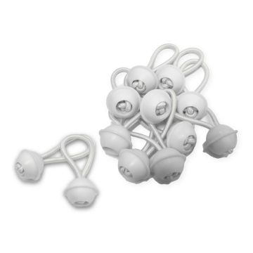 Elastiek met Balletjes kort voor bevestiging PVC zeilen