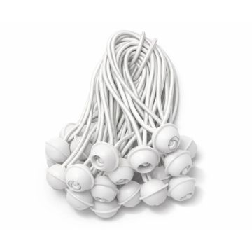 Elastiek met Balletjes lang voor bevestiging PVC zeilen