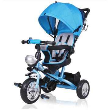 Kinderdriewieler Blauw incl Dak
