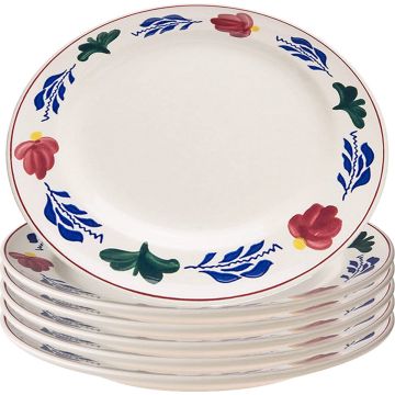 Boerenbont Gebaksbordjes 17,5cm set 6 Stuks