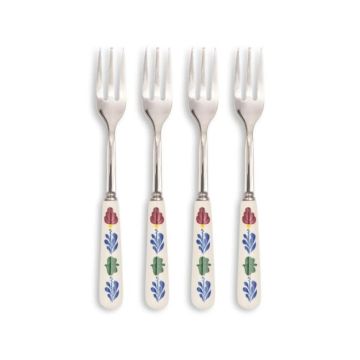 Boerenbont Gebakvorkjes Taartvorkjes set van 4