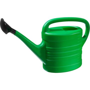 Gieter 14L met broeskop/sproeikop - Kunststof - groen - tuinplanten gieter