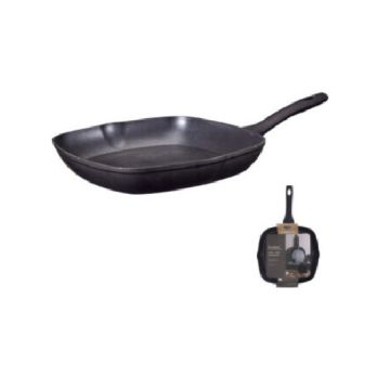 EH Grillpan gesmeed aluminium met zwarte PTFE antiaanbaklaag 28cm
