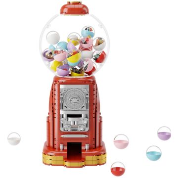 Pantasy Retro Gumball Machine - Bouwset voor volwassenen & kinderen - 892 onderdelen