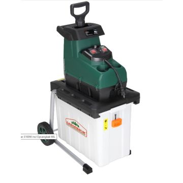 Hakselaar 3100W incl Opvangbak 60L