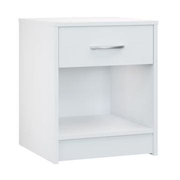 Nachtkastje Hamburg Wit 50x40x35cm 