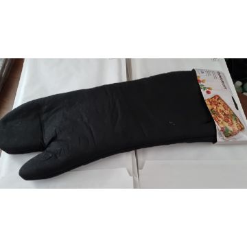 Fackelmann BBQ hitte bestendig ovenwant zwart 48 cm XXL - licht verkleurd