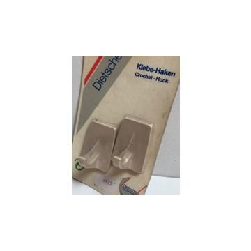 Universele handdoekhaken zelfklevend (setje van 2) beige