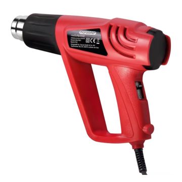 Heteluchtpistool 2000W incl Accessoires en opbergkoffer 