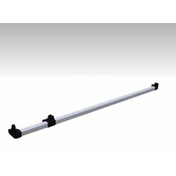 Hoekpaal staal geschikt voor 3m vouwtent - Vierkante buis - Wit